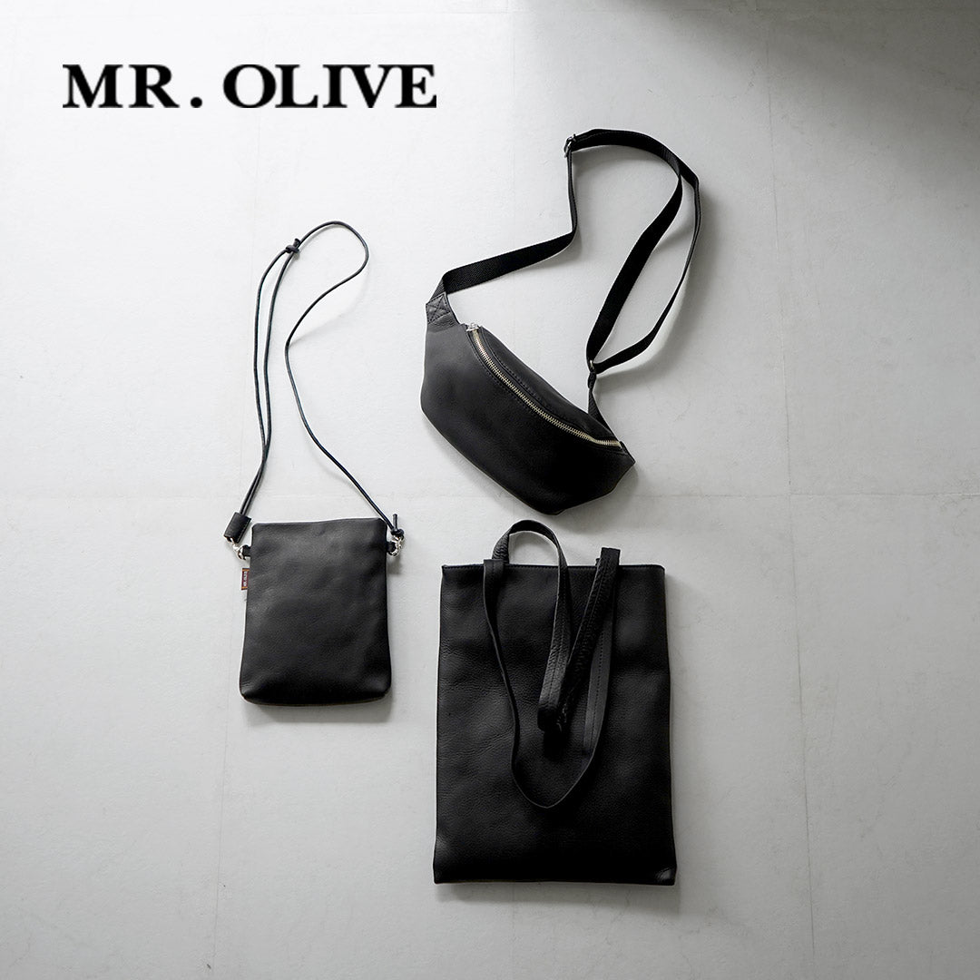 MR.OLIVE / IMPERMA-LEATHER Bolso bandolera pequeño