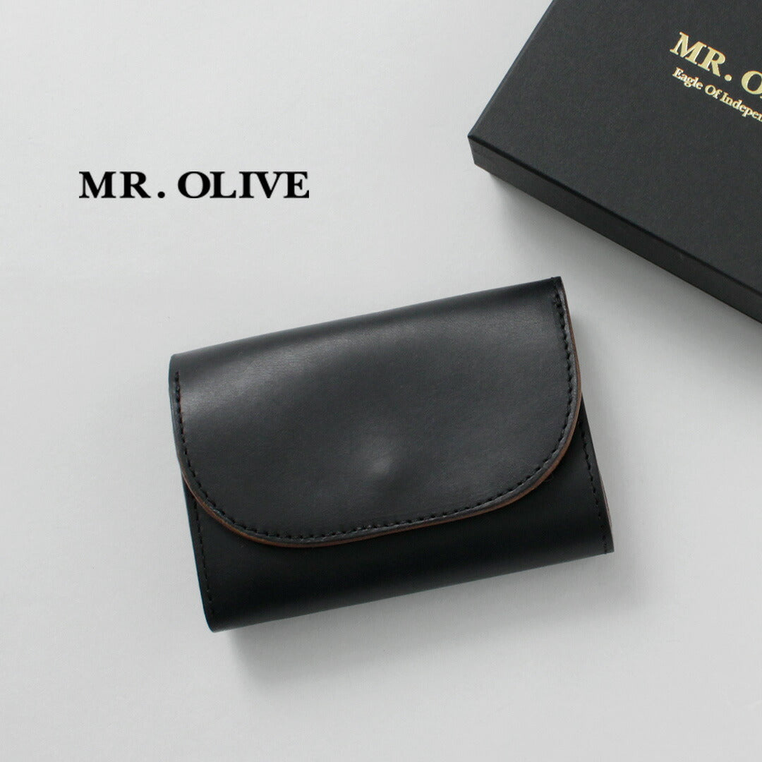 Portefeuille compact MR.OLIVE / Horween Chromexcel