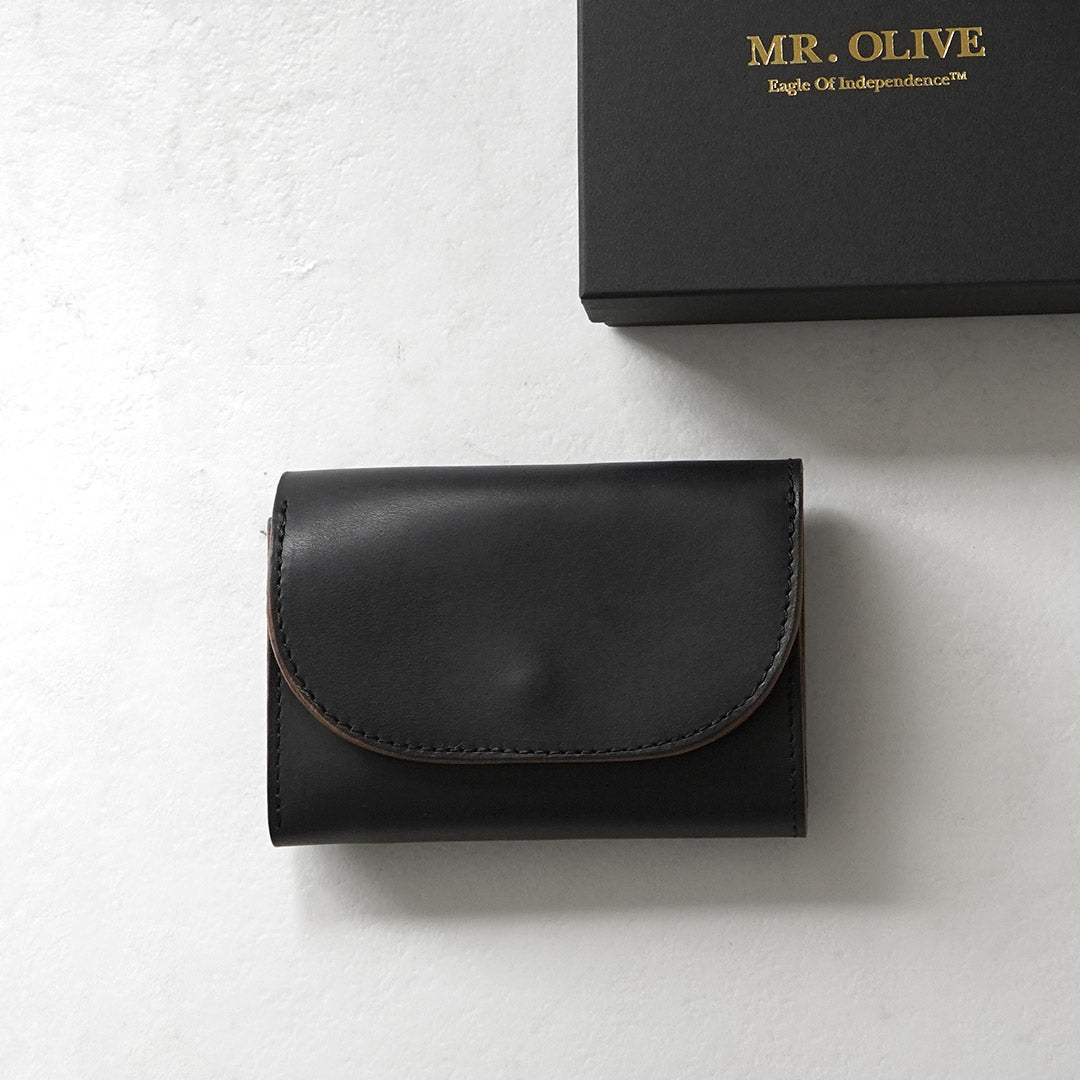Portefeuille compact MR.OLIVE / Horween Chromexcel