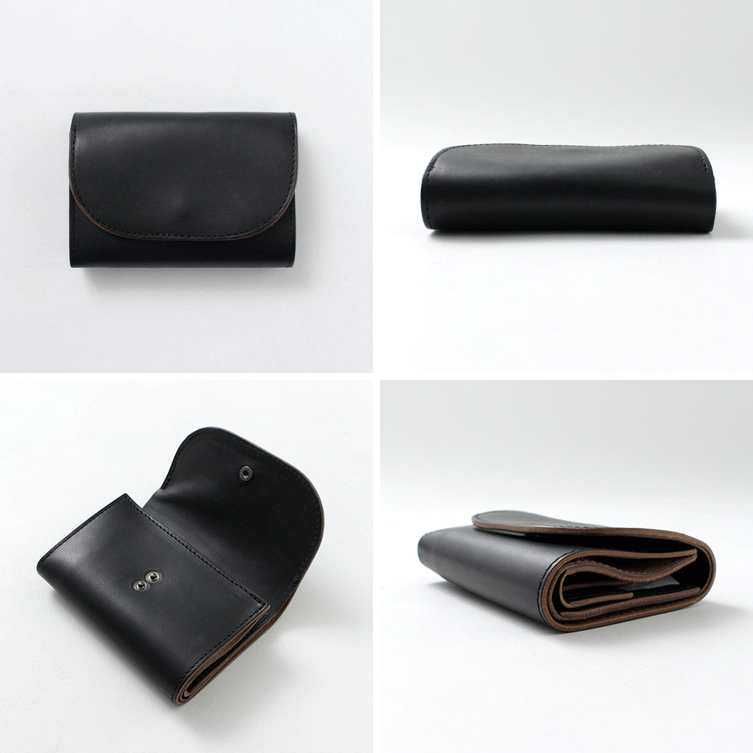Portefeuille compact MR.OLIVE / Horween Chromexcel