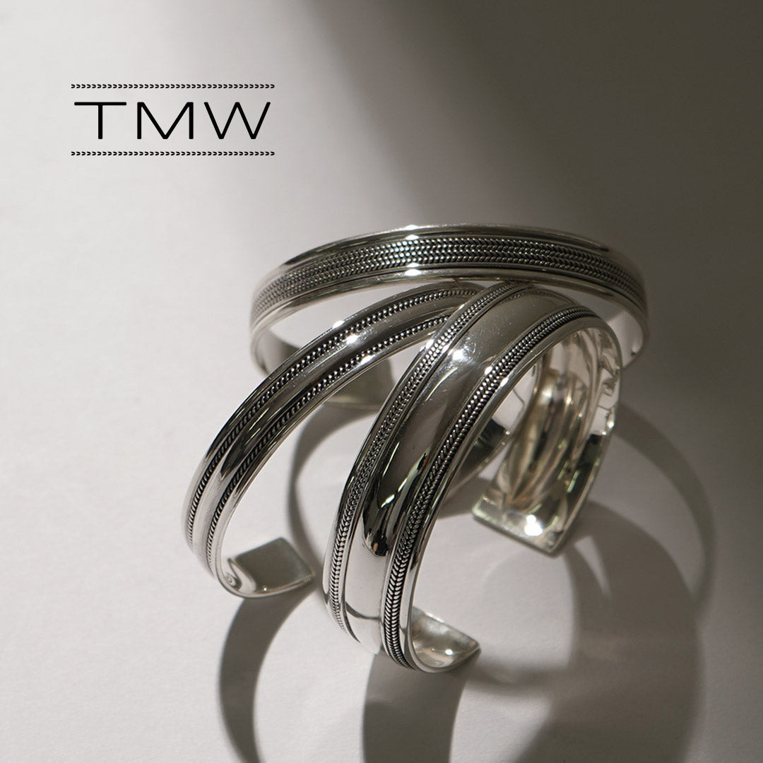 TMW / Brazalete de cadena de plata esterlina
