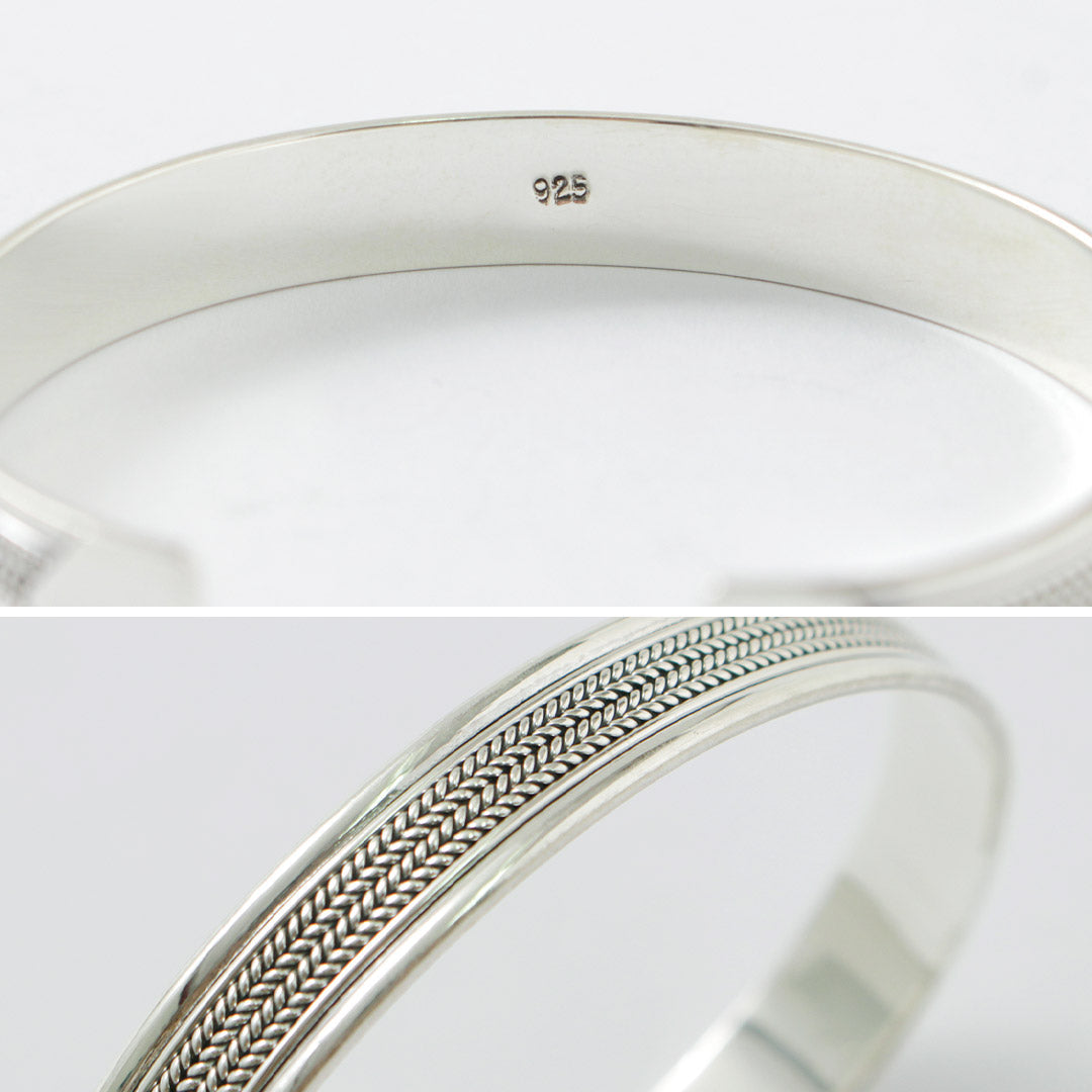 TMW / Brazalete de cadena de plata esterlina