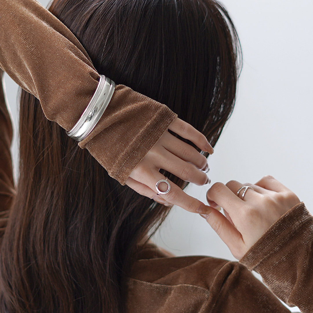 TMW / Sterling Silver Narrow Bangle