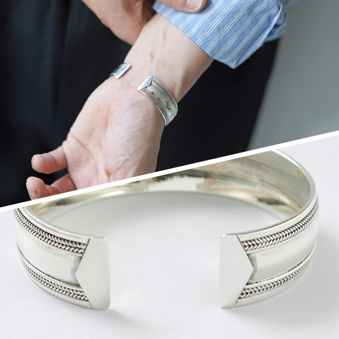 TMW / Sterling Silver Narrow Bangle