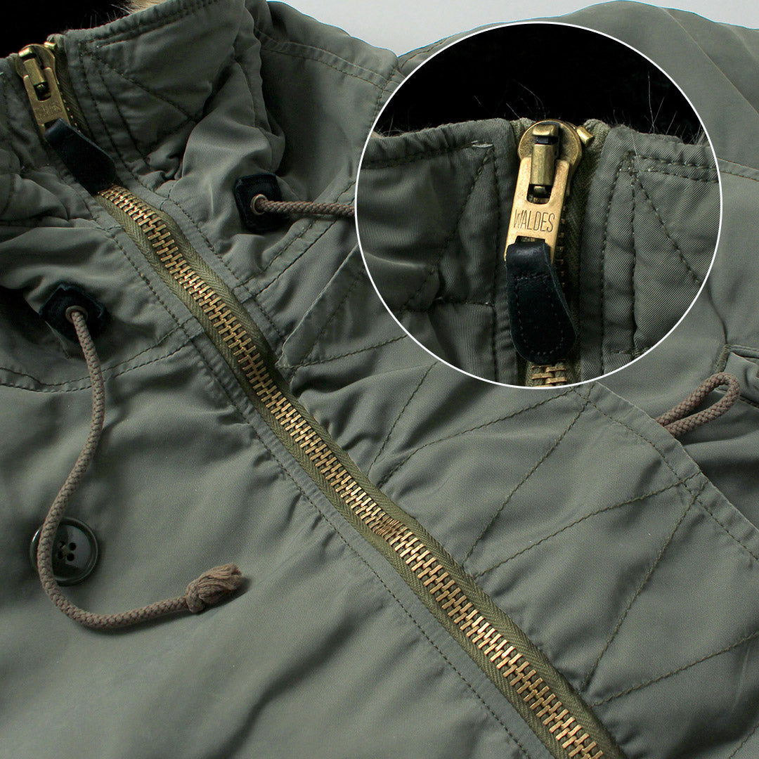 REMI RELIEF / Recycled Nylon Twill N-3B Eco Fur Jacket