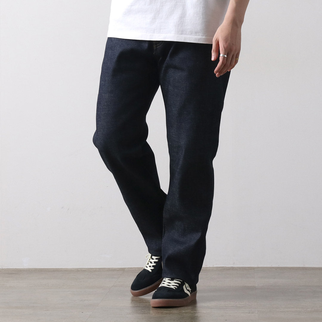 COTTON RESEARCH CLUB / Pantalon en denim selvedge 14,75 oz – Brut (non lavé)