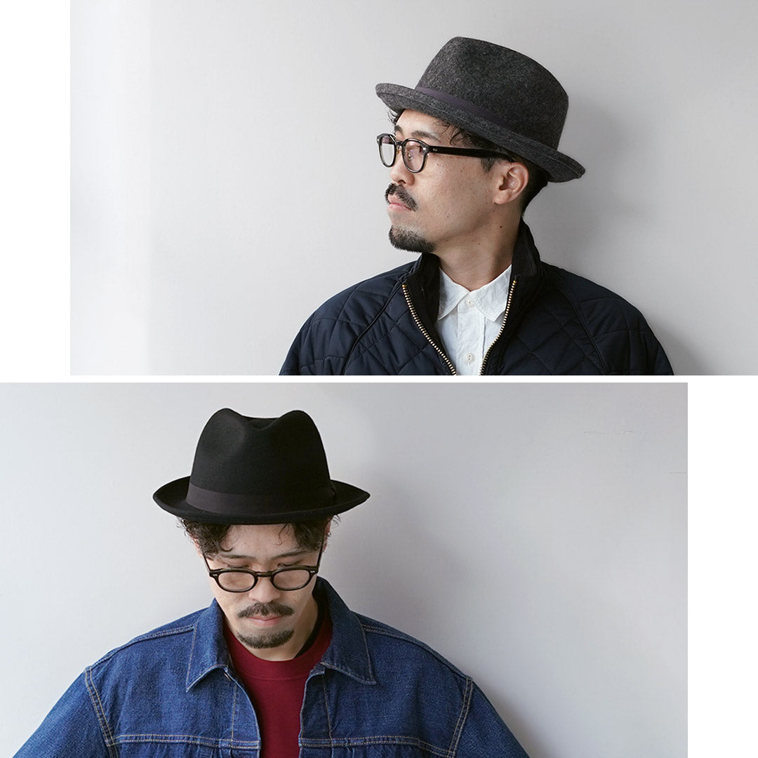 HIGHER / Felt Brim Fedora Hat