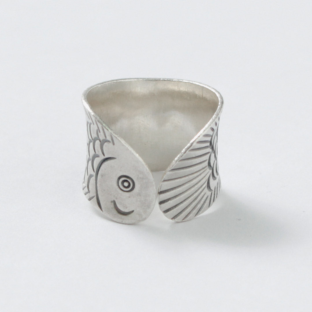phaduA / Karen Bague poisson en argent