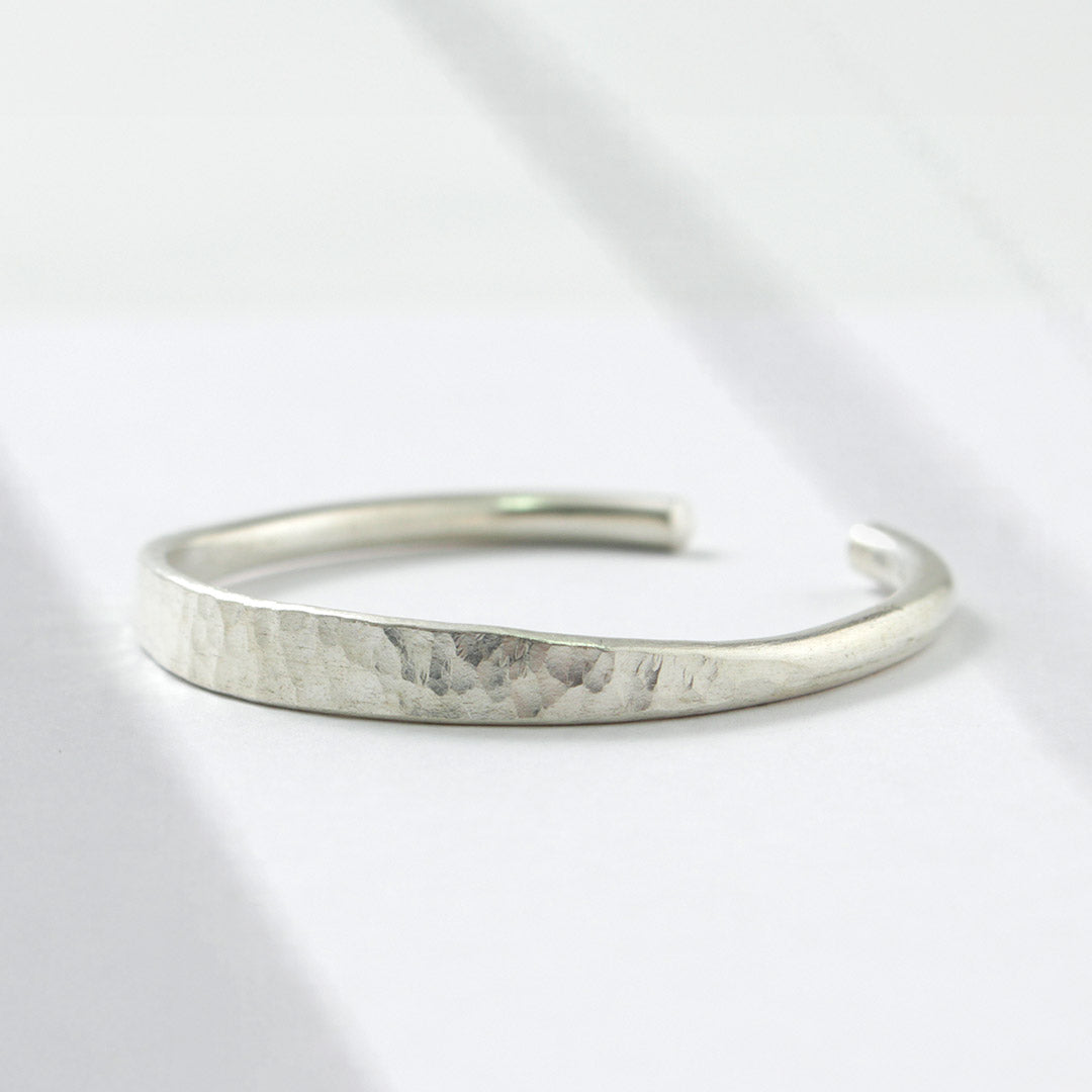 phaduA / Karen Bracelet Yeux Martelés Argent