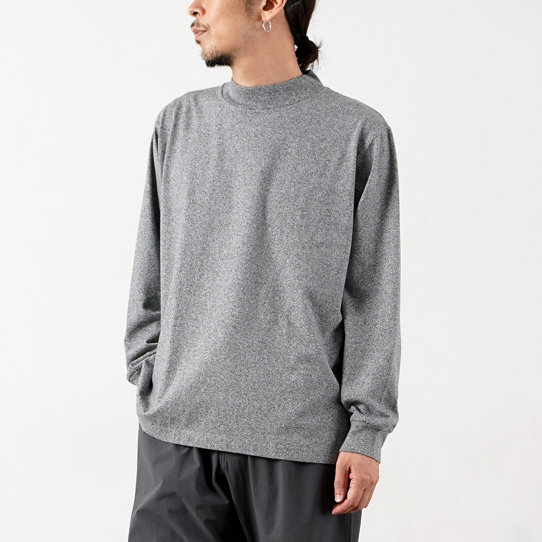 HEALTHKNIT / Camiseta de algodón de manga larga con cuello falso