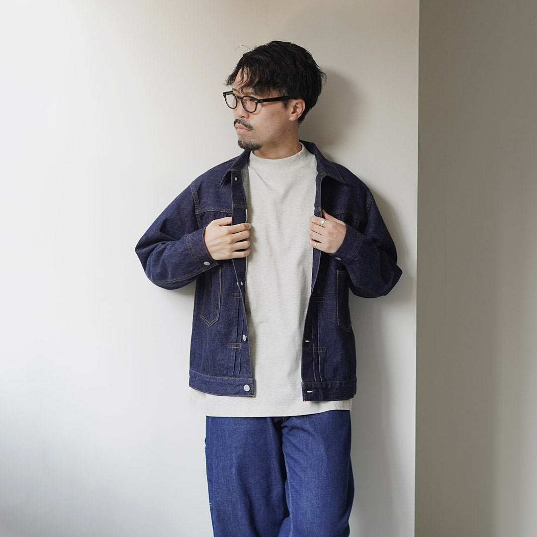 HEALTHKNIT / US 코튼 긴팔 모크넥 티셔츠