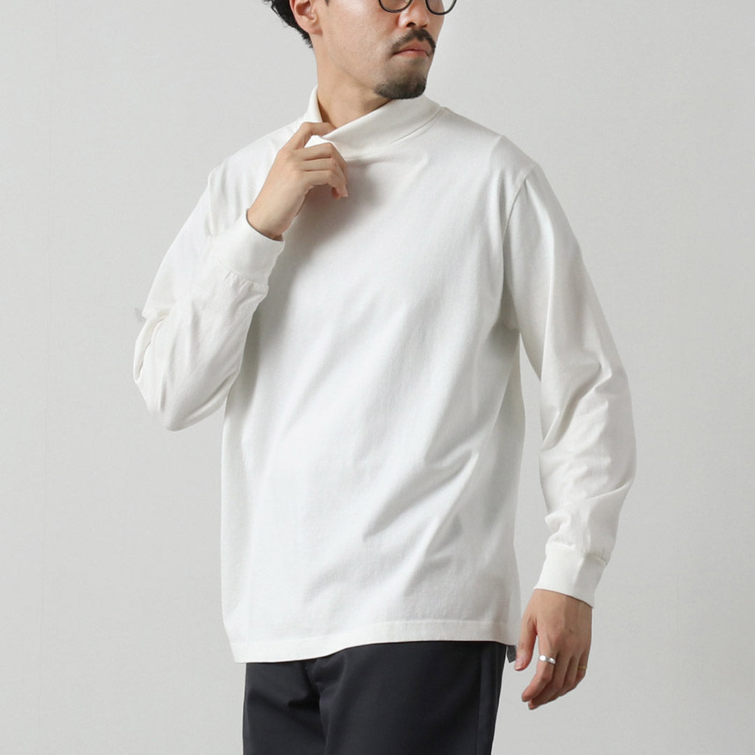 HEALTHKNIT / US Cotton Long Sleeve Turtleneck T-Shirt