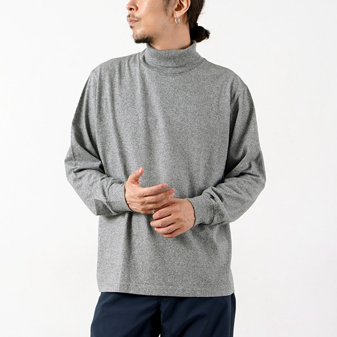 HEALTHKNIT / US Cotton Long Sleeve Turtleneck T-Shirt