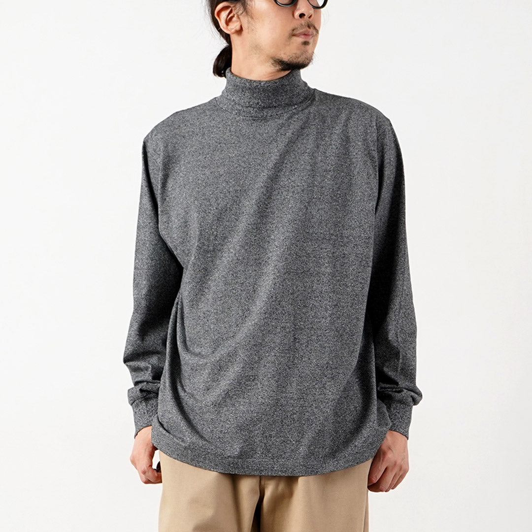 HEALTHKNIT / US Cotton Long Sleeve Turtleneck T-Shirt