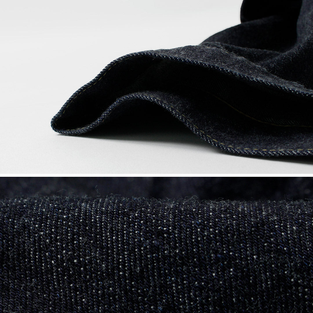 CAÑA DE AZÚCAR / Chaqueta vaquera de 1er tipo de 13,5 oz - Modelo 1936 con espalda dividida