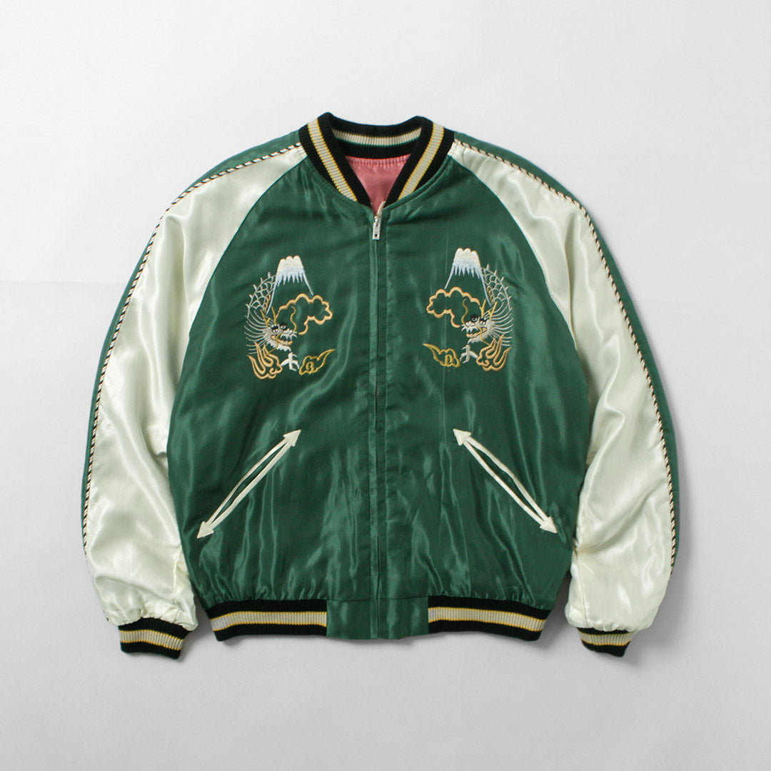 TAILOR TOYO / Chaqueta souvenir bordada satinada