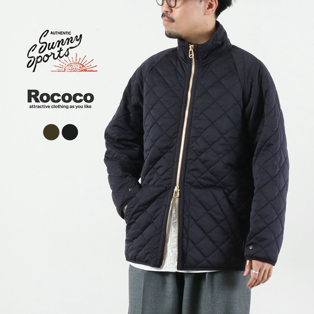 ROCOCO × SUNNY SPORTS / Arctic Fleece-Lined 퀼팅 재킷