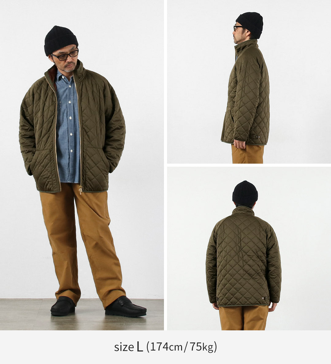 ROCOCO × SUNNY SPORTS / Arctic Fleece-Lined 퀼팅 재킷
