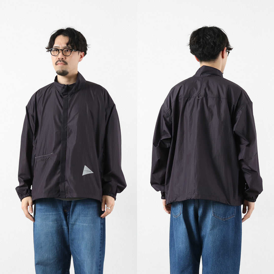 AND WANDER / Oversized Ripstop Jacket