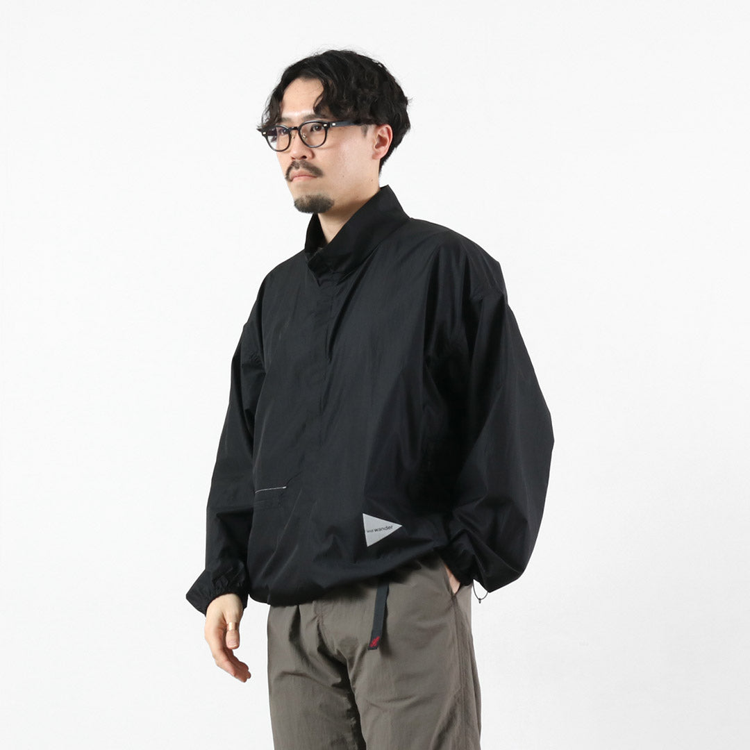 AND WANDER / Oversized Ripstop Jacket