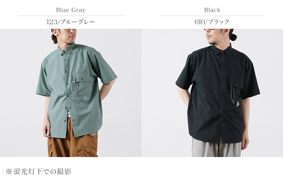 AND WANDER / Dry Breathable Short Sleeve Shirt