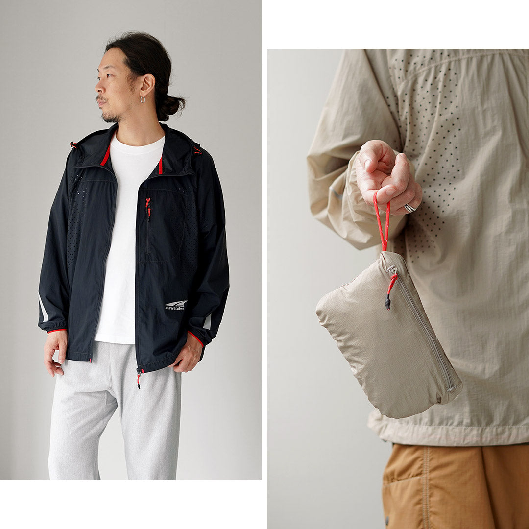 AND WANDER / ALTRA × and Wander Ventilation Wind Jacket