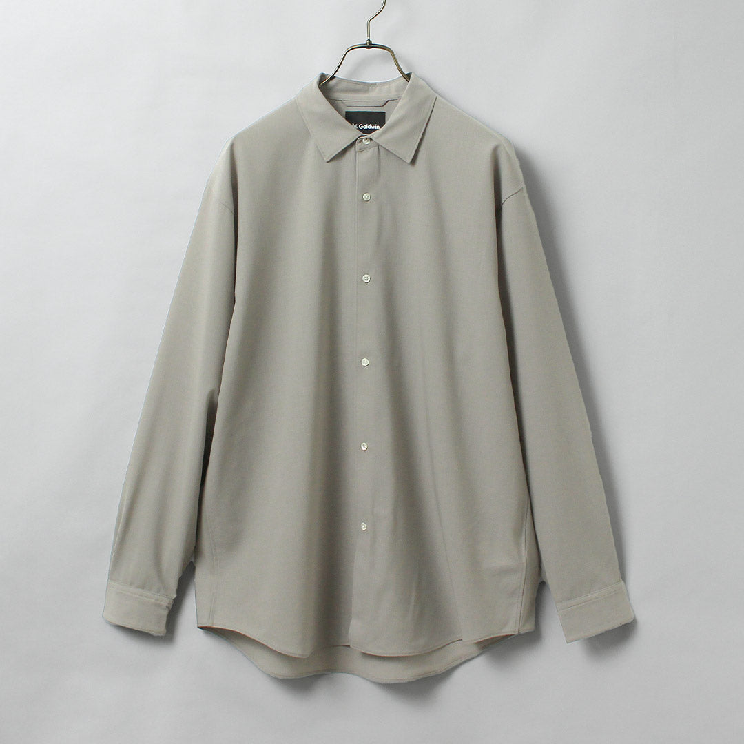GOLDWIN / High-Twist Wool Relaxed Shirt – Bishu Fabric
