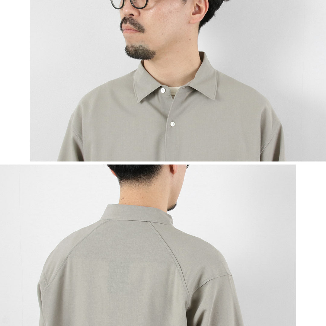 GOLDWIN / 高捻羊毛休閒襯衫 – Bishu Fabric