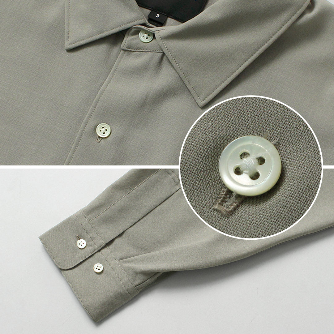 GOLDWIN / 高捻羊毛休閒襯衫 – Bishu Fabric