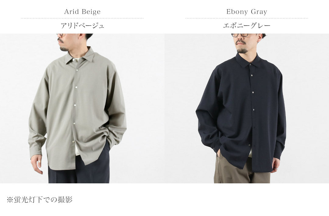 GOLDWIN / 高捻羊毛休閒襯衫 – Bishu Fabric