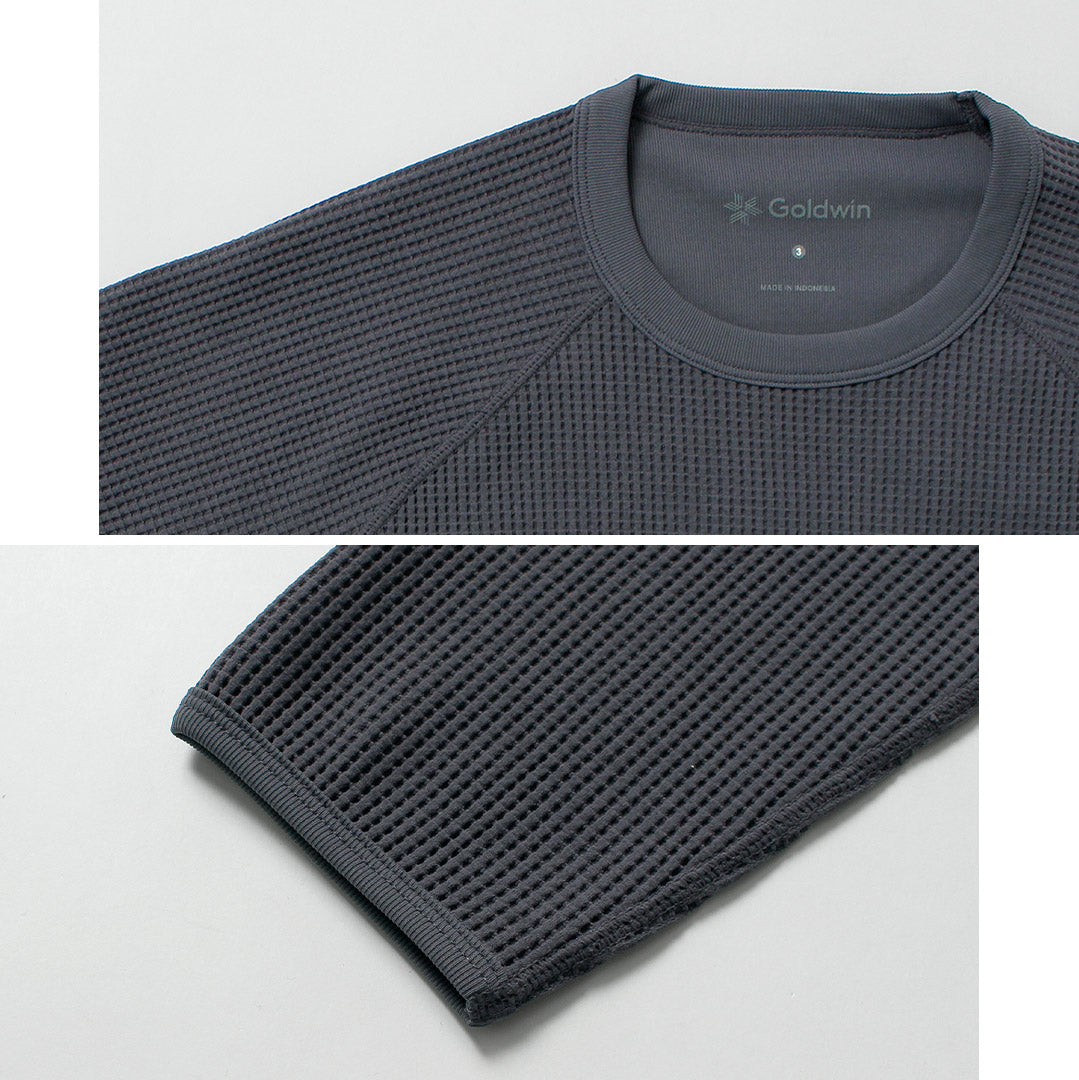 GOLDWIN / Camiseta de manga larga ligera Waffle