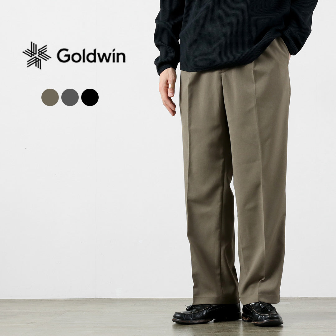 GOLDWIN / One-Tuck Straight Pants
