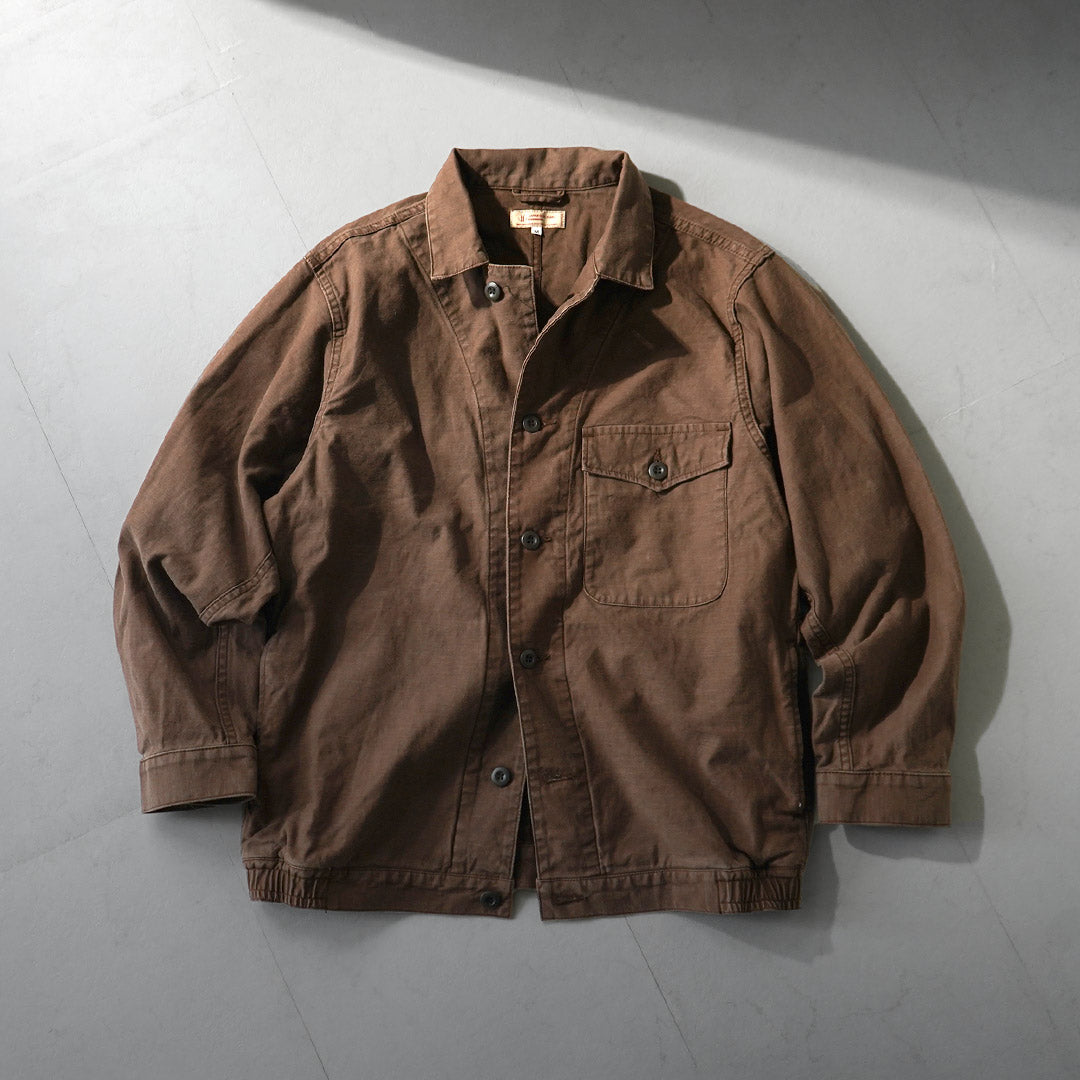 JAPAN BLUE JEANS / Veste en satin à dos militaire