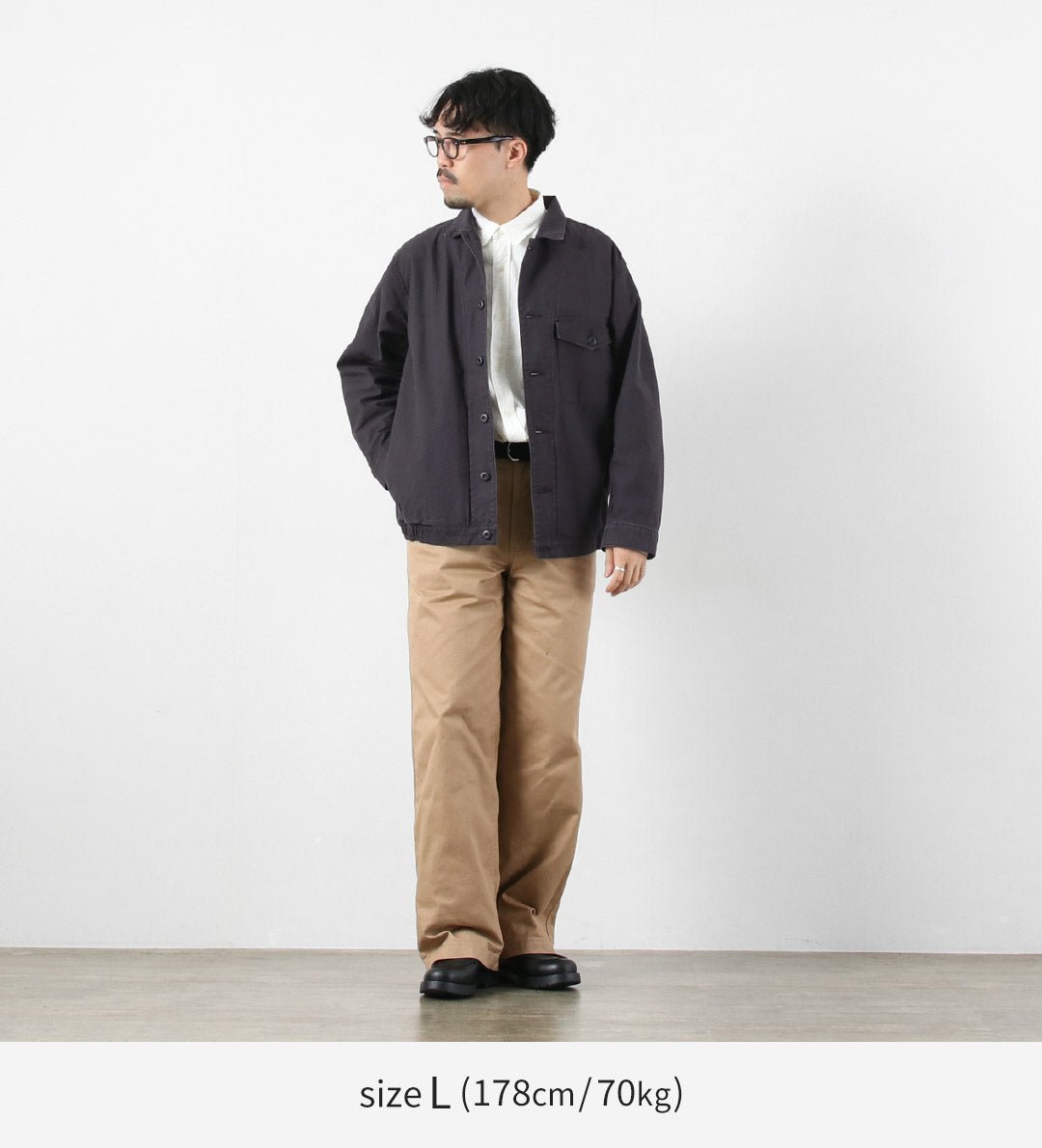 JAPAN BLUE JEANS / Veste en satin à dos militaire