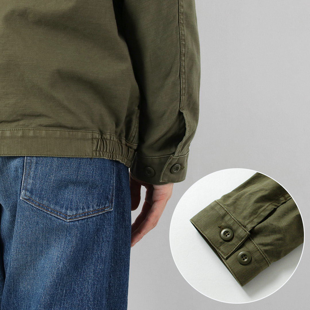 JAPAN BLUE JEANS / Veste en satin à dos militaire