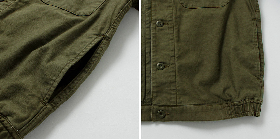 JAPAN BLUE JEANS / Veste en satin à dos militaire
