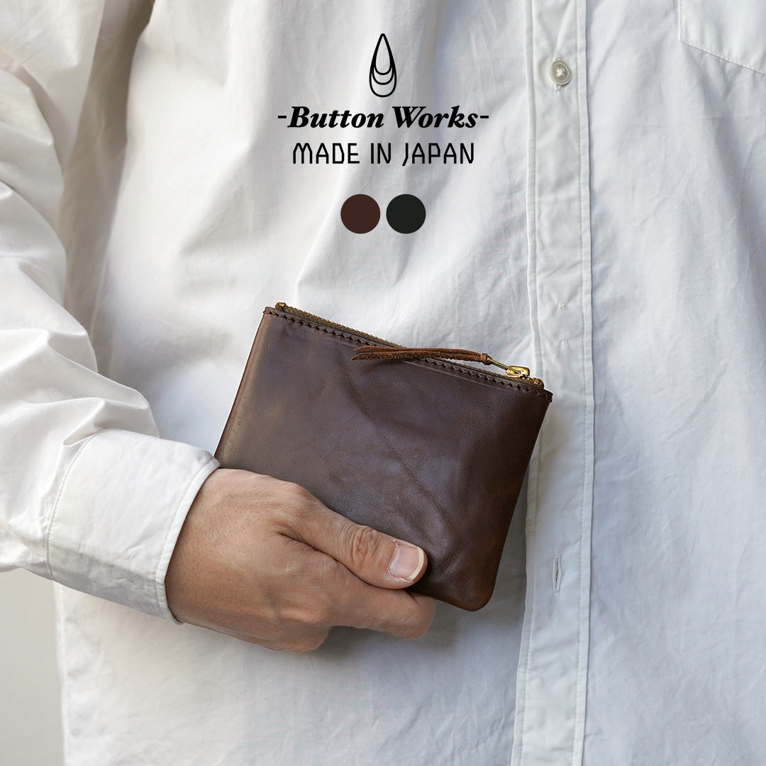 BUTTON WORKS / Chromexcel Leather Pouch Wallet
