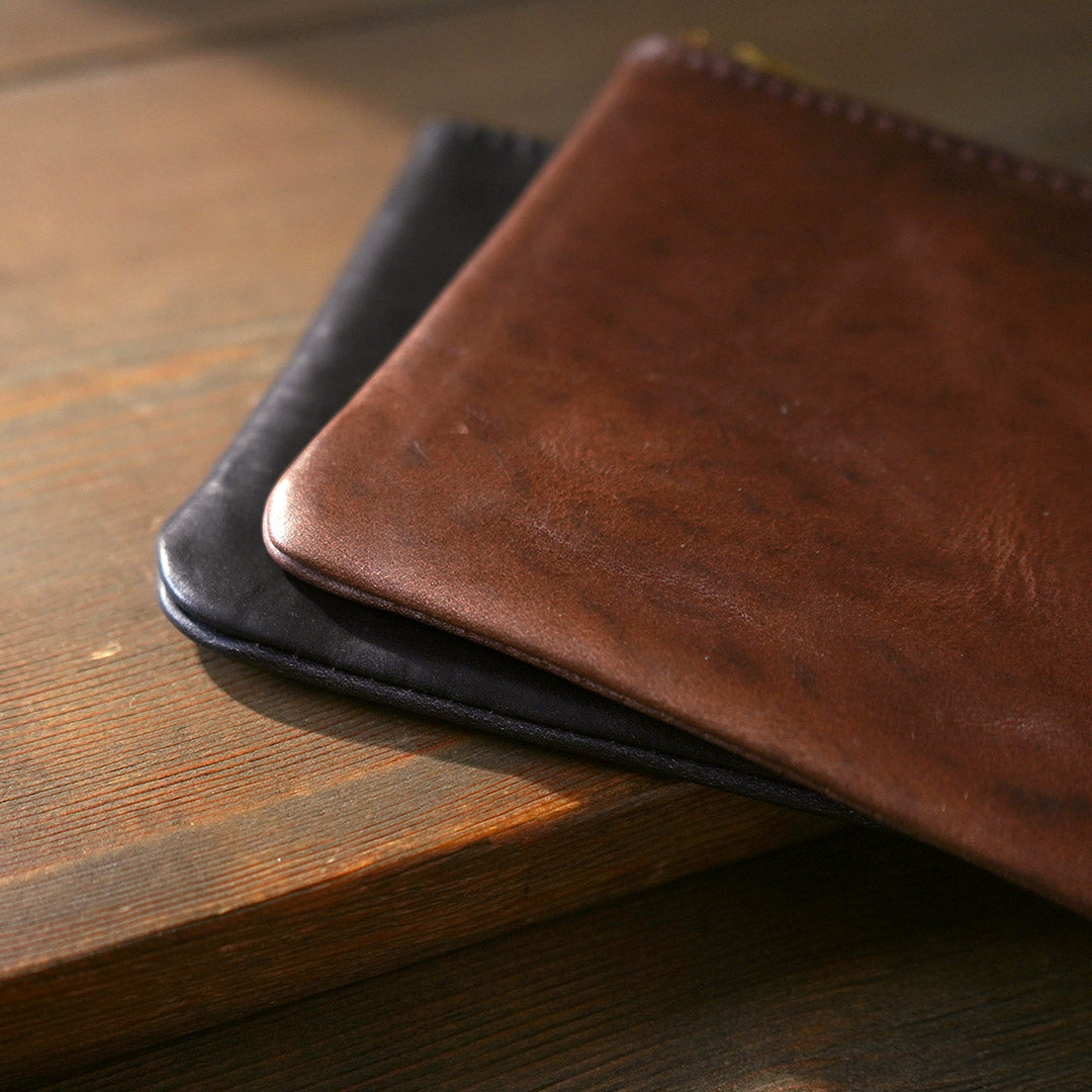 BUTTON WORKS / Chromexcel Leather Pouch Wallet