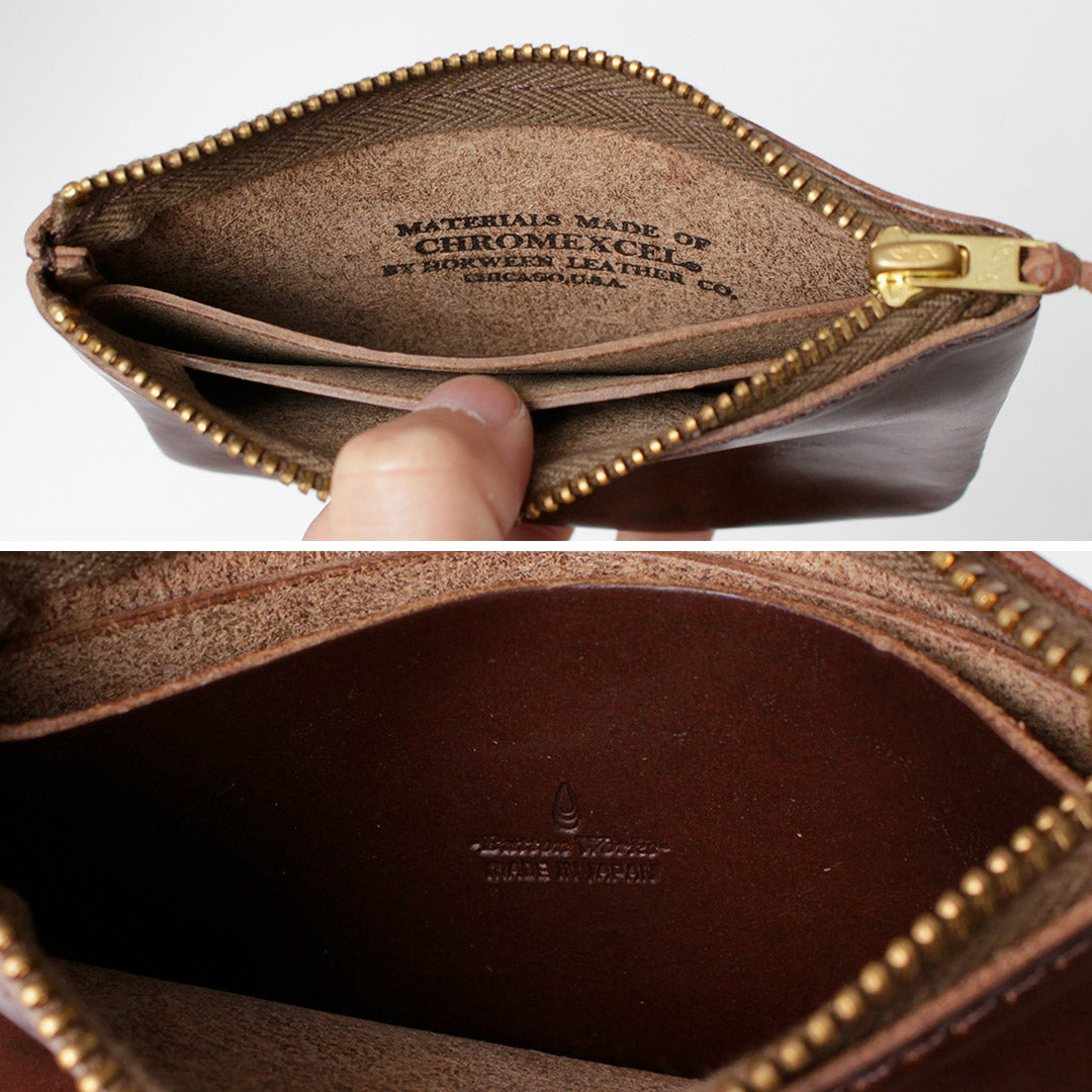 BUTTON WORKS / Chromexcel Leather Pouch Wallet