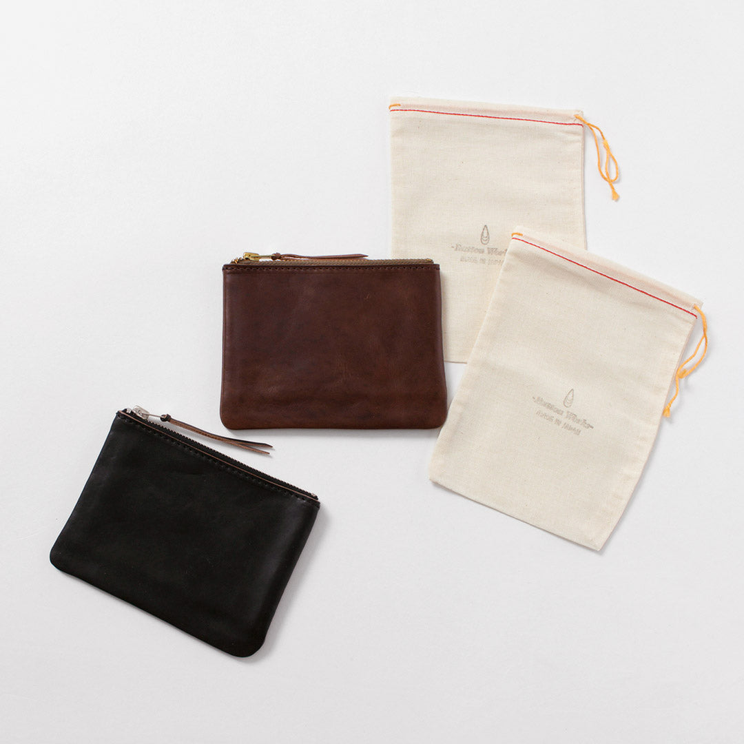BUTTON WORKS / Chromexcel Leather Pouch Wallet