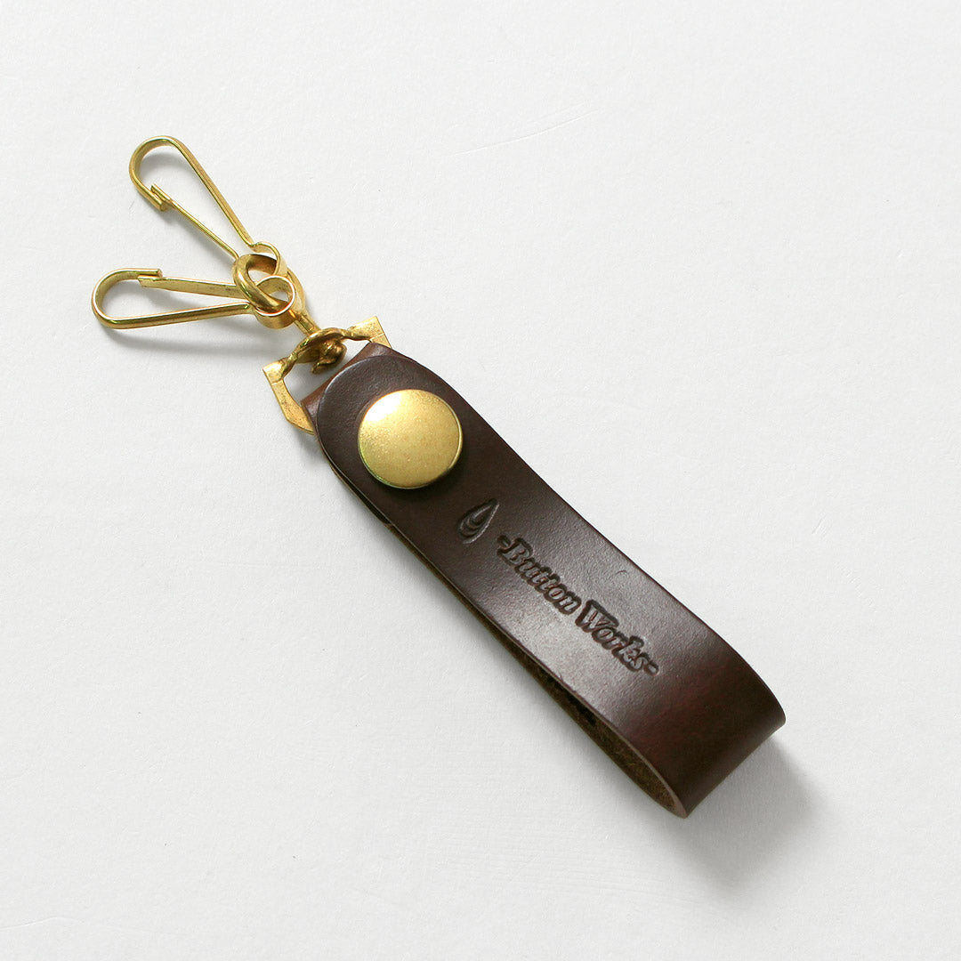 BUTTON WORKS / Chromexcel Leather Key Ring - North & Judd Anchor Hook