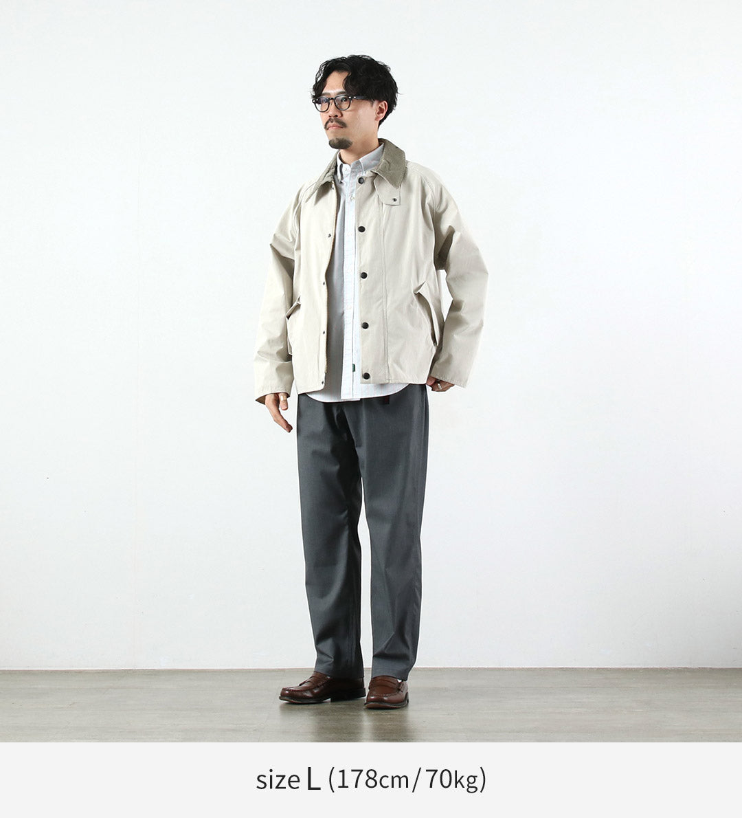 GRAMICCI / 日本獨家華達呢寬鬆錐形褲