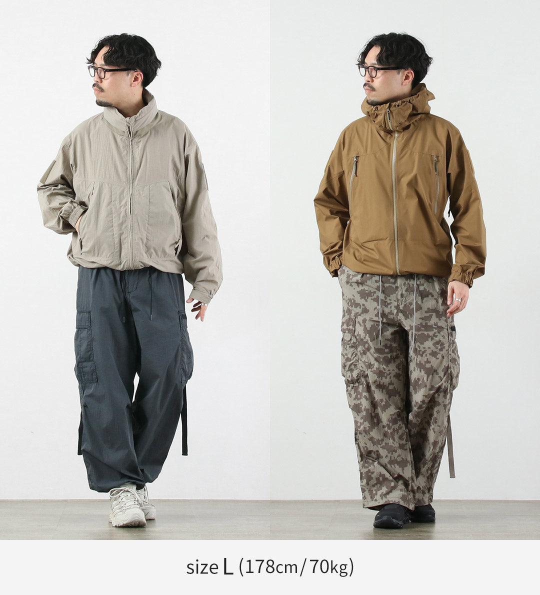 WILDTHINGS / Double Dye Nylon Cargo Pants