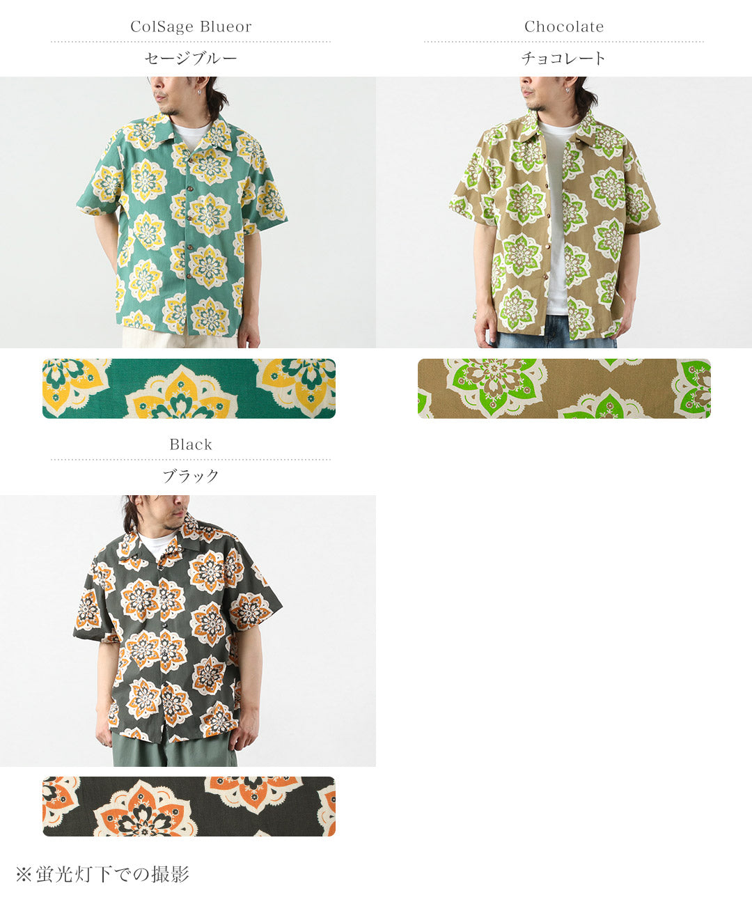 TENGA UN DÍA AGRADECIDO / Camisa S/S con cuello abierto y estampado de diseño redondo
