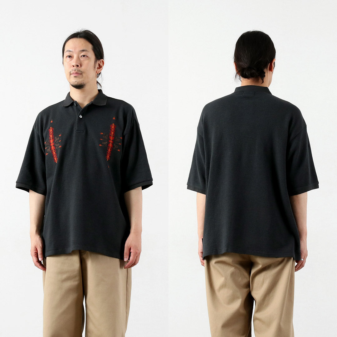 PENDLETON / Oni Kanoko 刺繡 Polo 衫