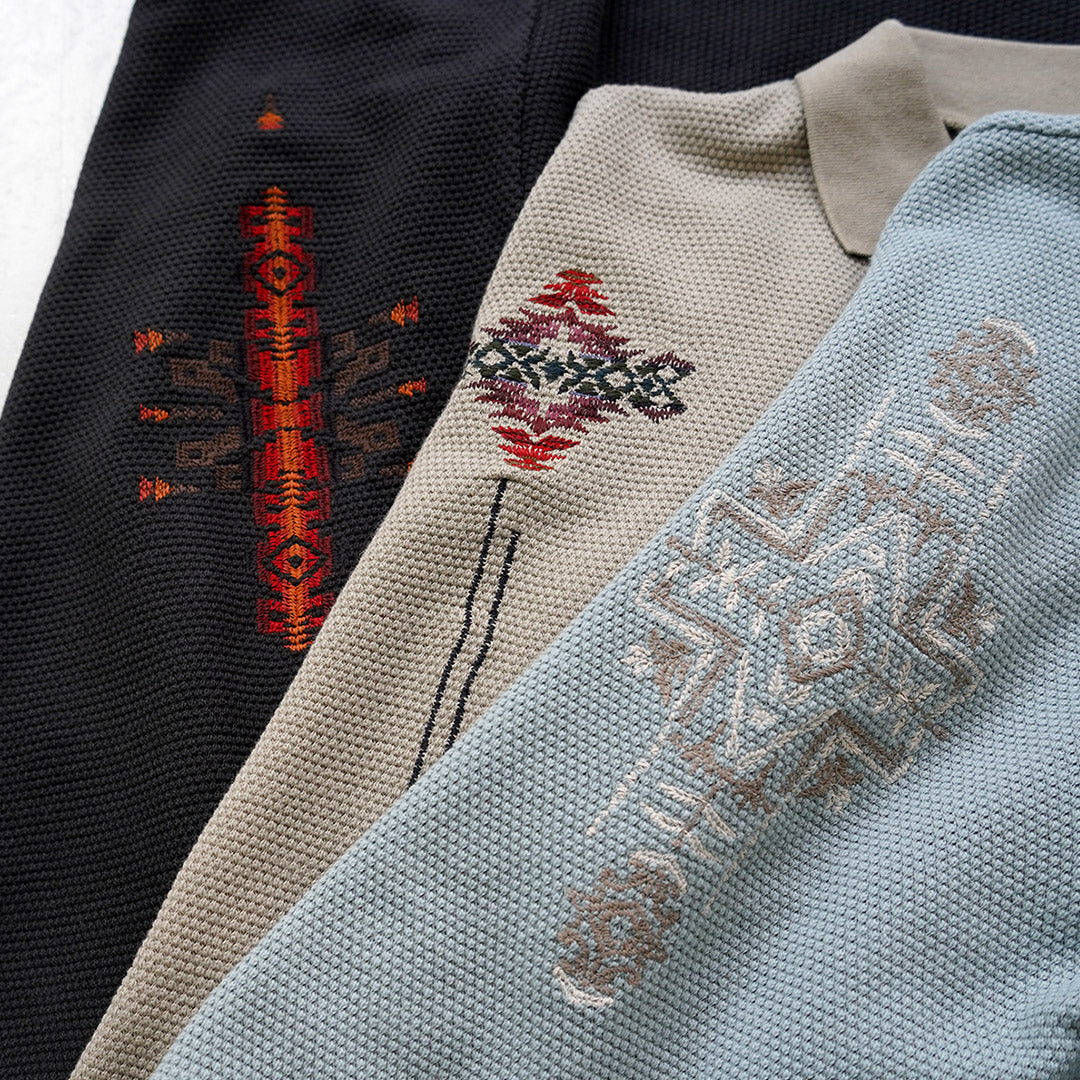 PENDLETON / Oni Kanoko 刺繡 Polo 衫