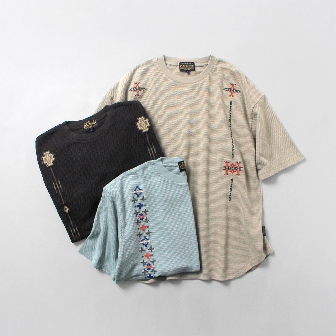 PENDLETON / 鬼鹿子刺繡 T 卹