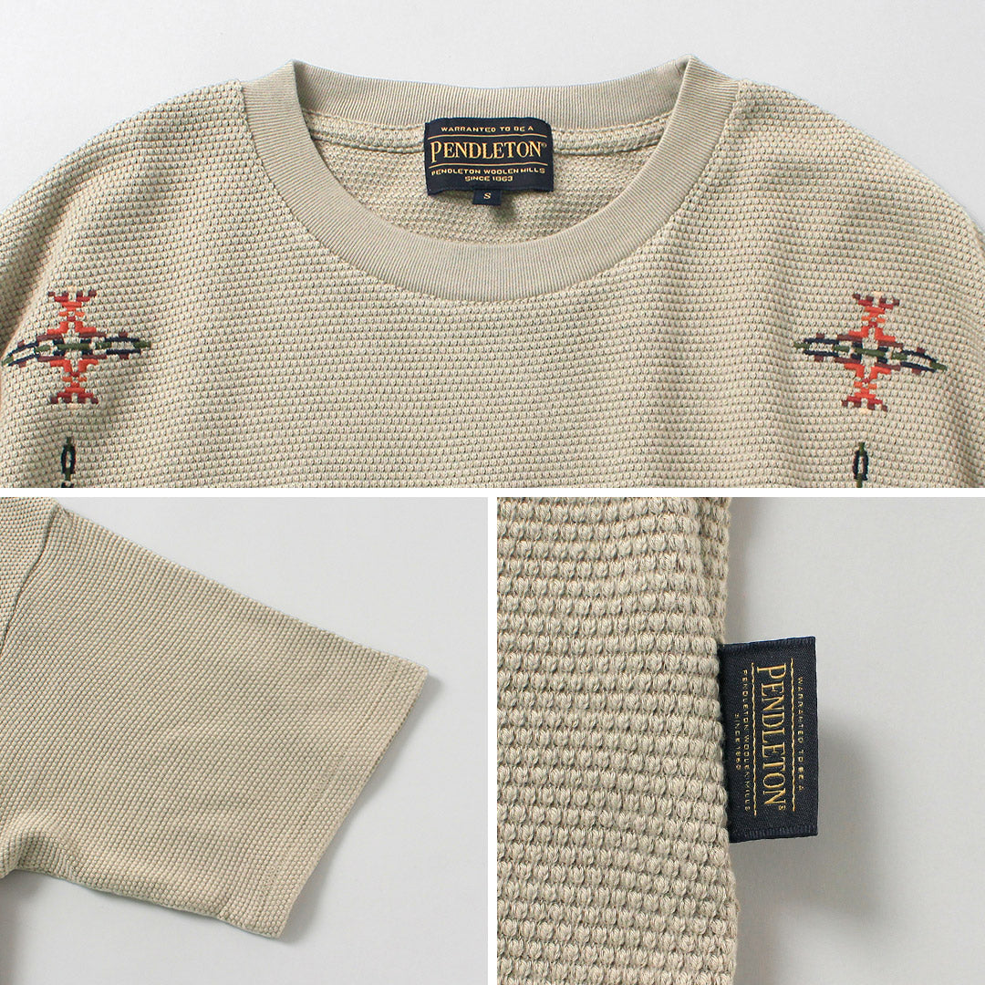 PENDLETON / 鬼鹿子刺繡 T 卹