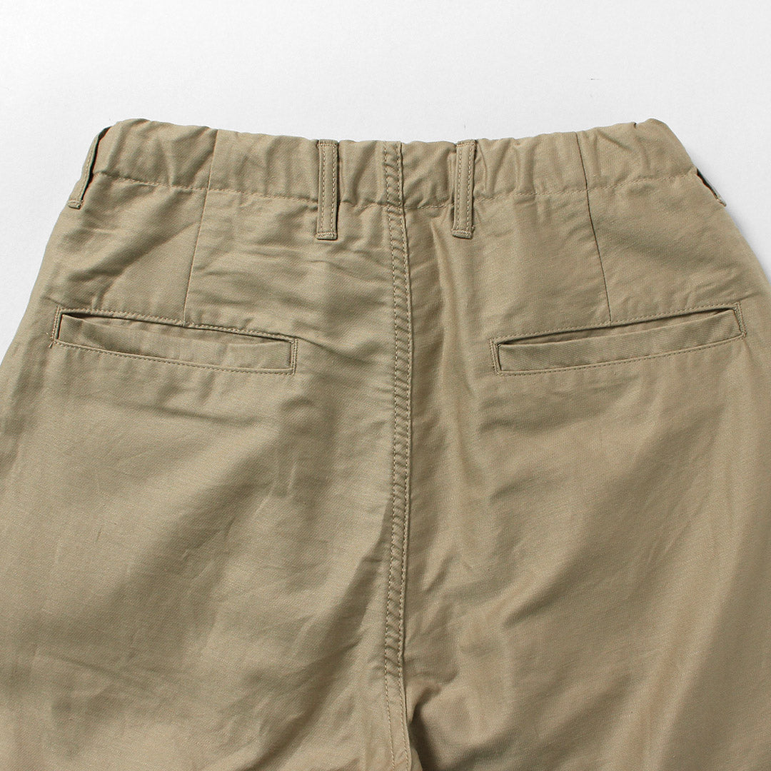 FOB FACTORY / Pantalón deportivo Moleskin de lino y algodón