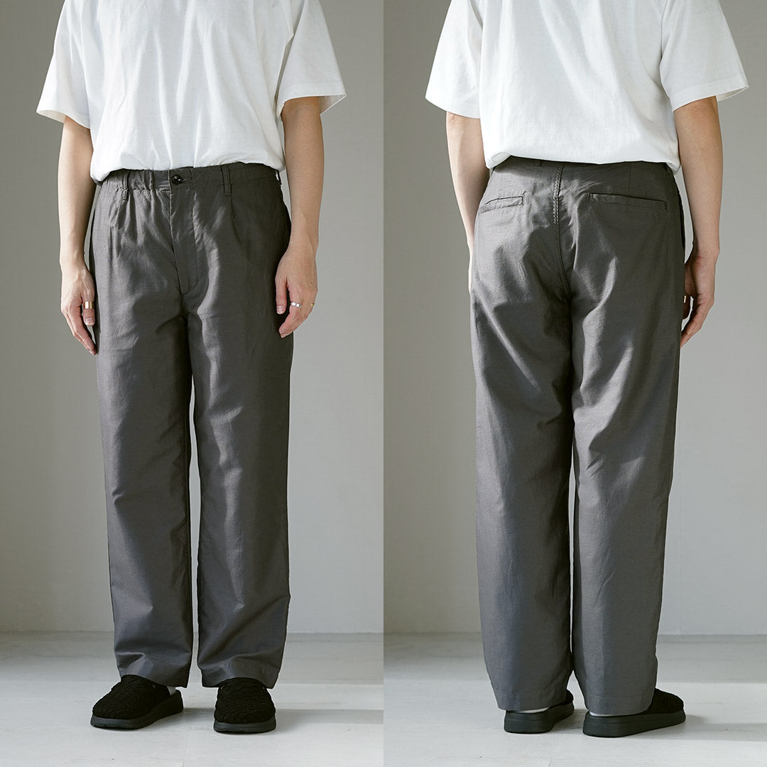 FOB FACTORY / Pantalón deportivo Moleskin de lino y algodón